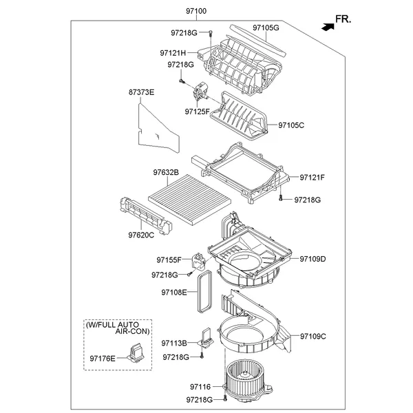 HEATER SYSTEM-HEATER & BLOWER; 2