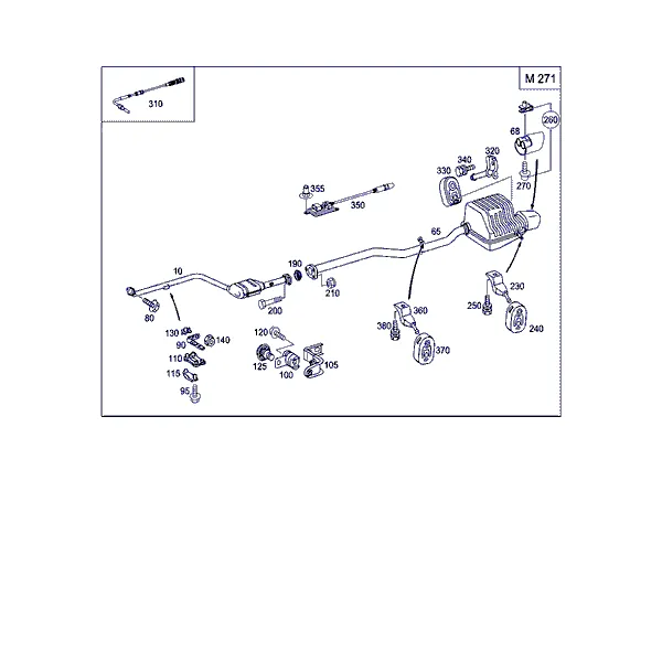 СИСТЕМА ВЫПУСКА ОГ ДЛЯ 4-ЦИЛ.БЕНЗ.АВТО- МОБИЛЕЙ