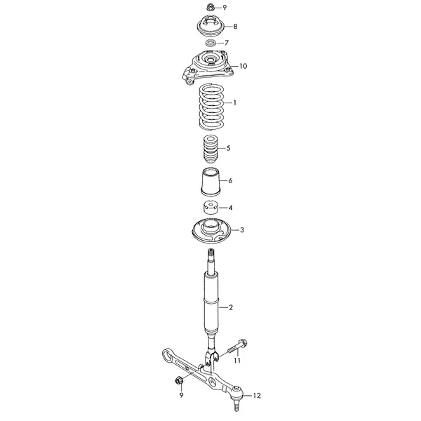 Подвеска Амортизатор Отдельные детали