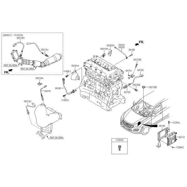 электронный блок управления двигателем