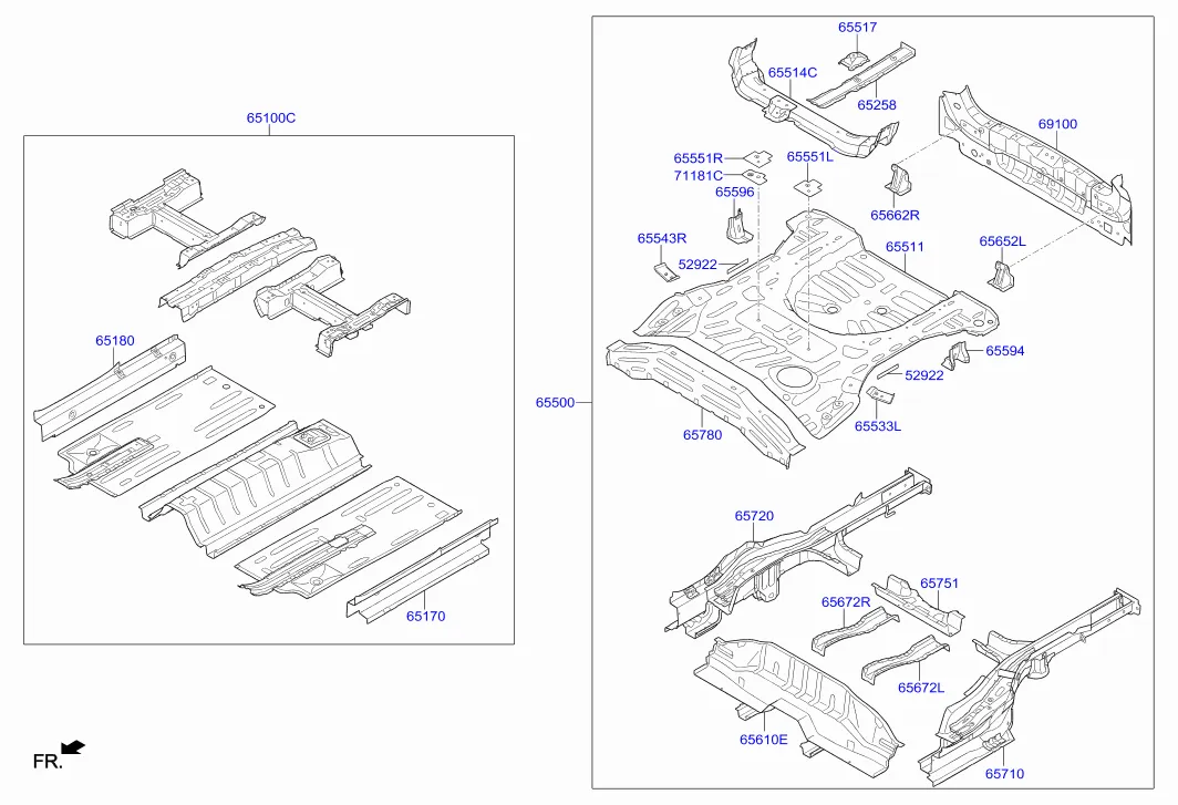 панель пола