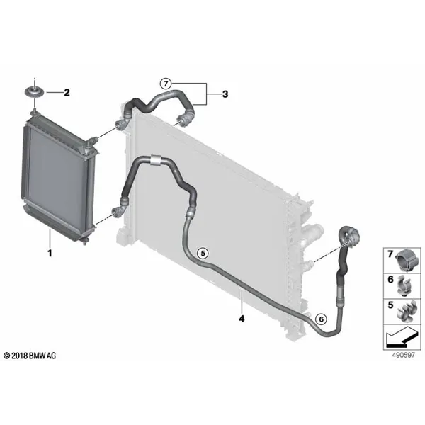вынесенный радиатор ОЖ
