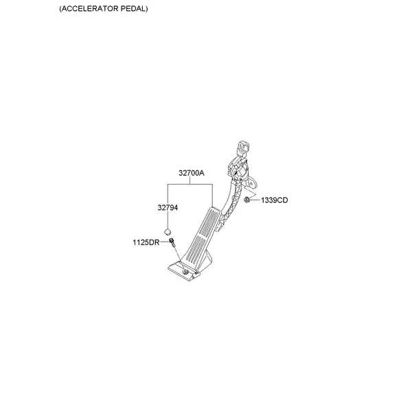 ACCELERATOR PEDAL; 1