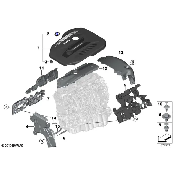Звукоизоляционный кожух двигателя
