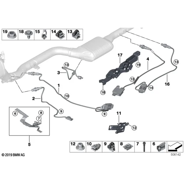 Датчики ОГ / зонд NOX / SCR