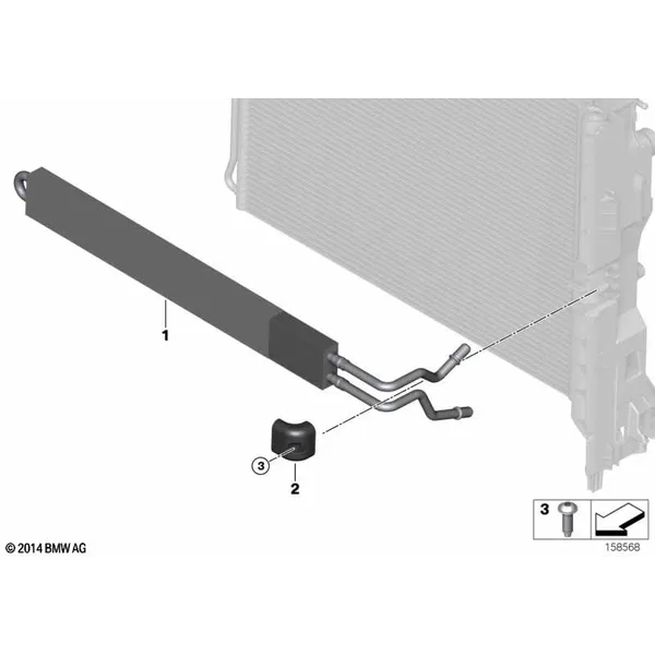 Радиатор охл.гидр.жидк.усил.рул.привода