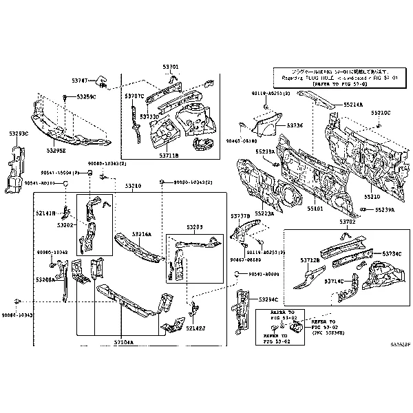 FRONT FENDER APRON & DASH PANEL