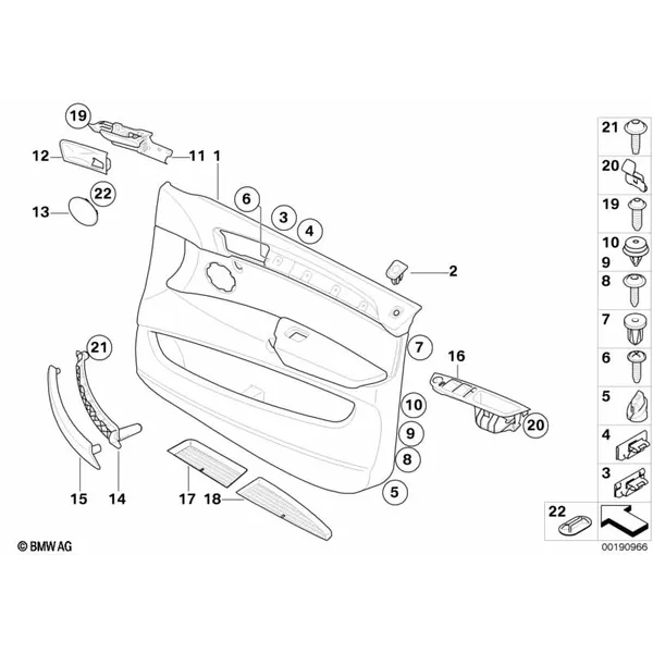 Обшивка двери Пд