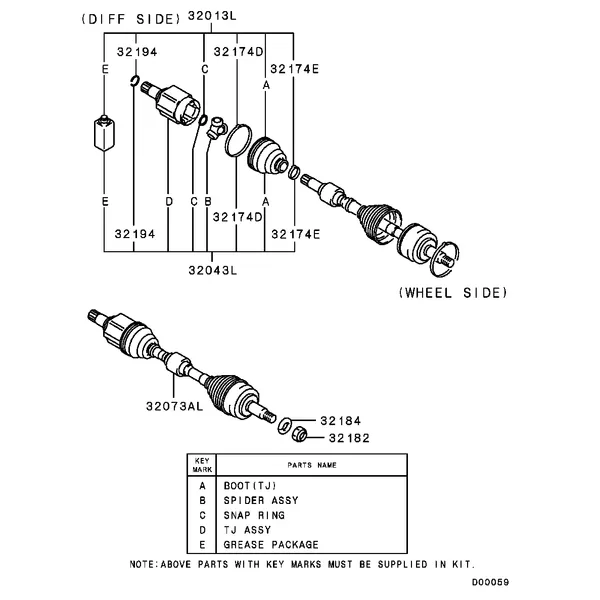 ПЕРЕДНИЙ МОСТ - ПРИВОДНЫЕ ВАЛЫ ПЕРЕДНЕГО МОСТА