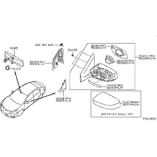 Зеркало заднего вида