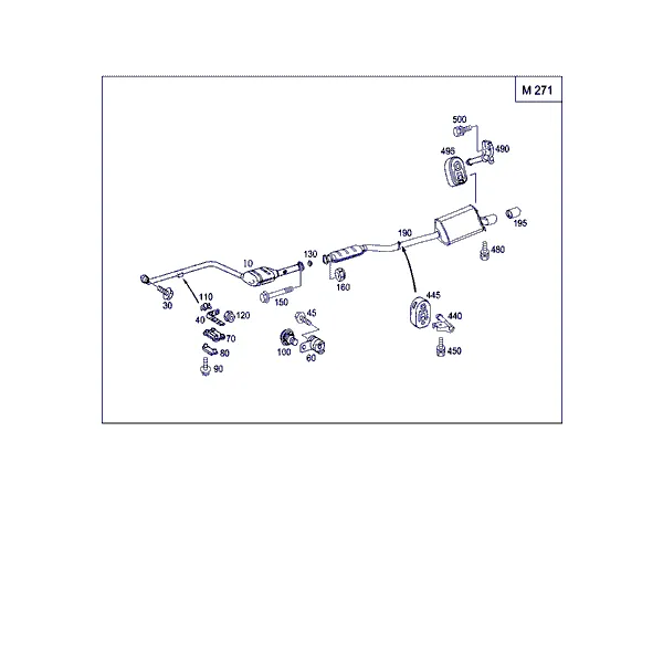 СИСТЕМА ВЫПУСКА ОГ ДЛЯ 4-ЦИЛ.БЕНЗ.АВТО- МОБИЛЕЙ