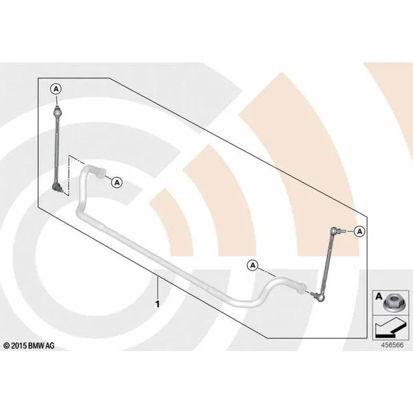 Ремкомплект стойки штанги стабилизатора