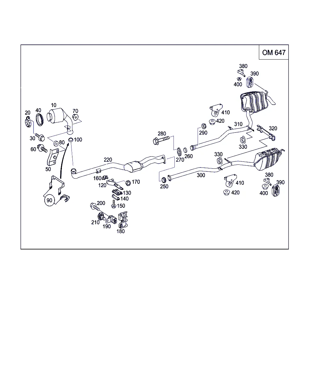 СИСТЕМА ВЫПУСКА ПРИ 5-ЦИЛ. ДИЗЕЛЬН. А/М