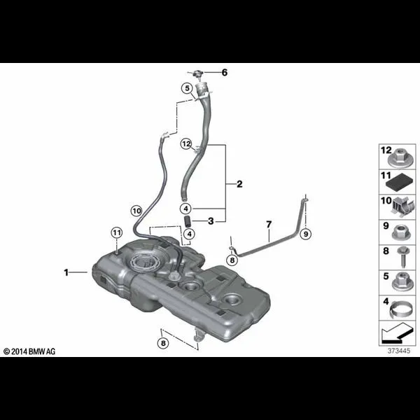 Топливный бак/дополнительные элементы