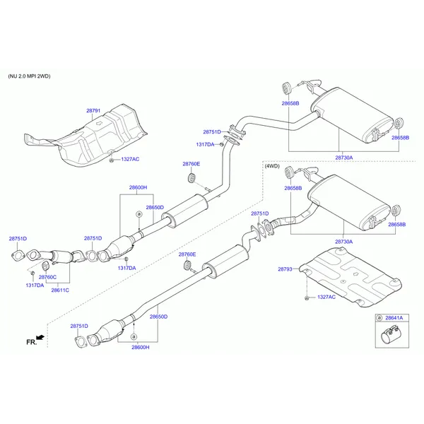 MUFFLER & EXHAUST PIPE