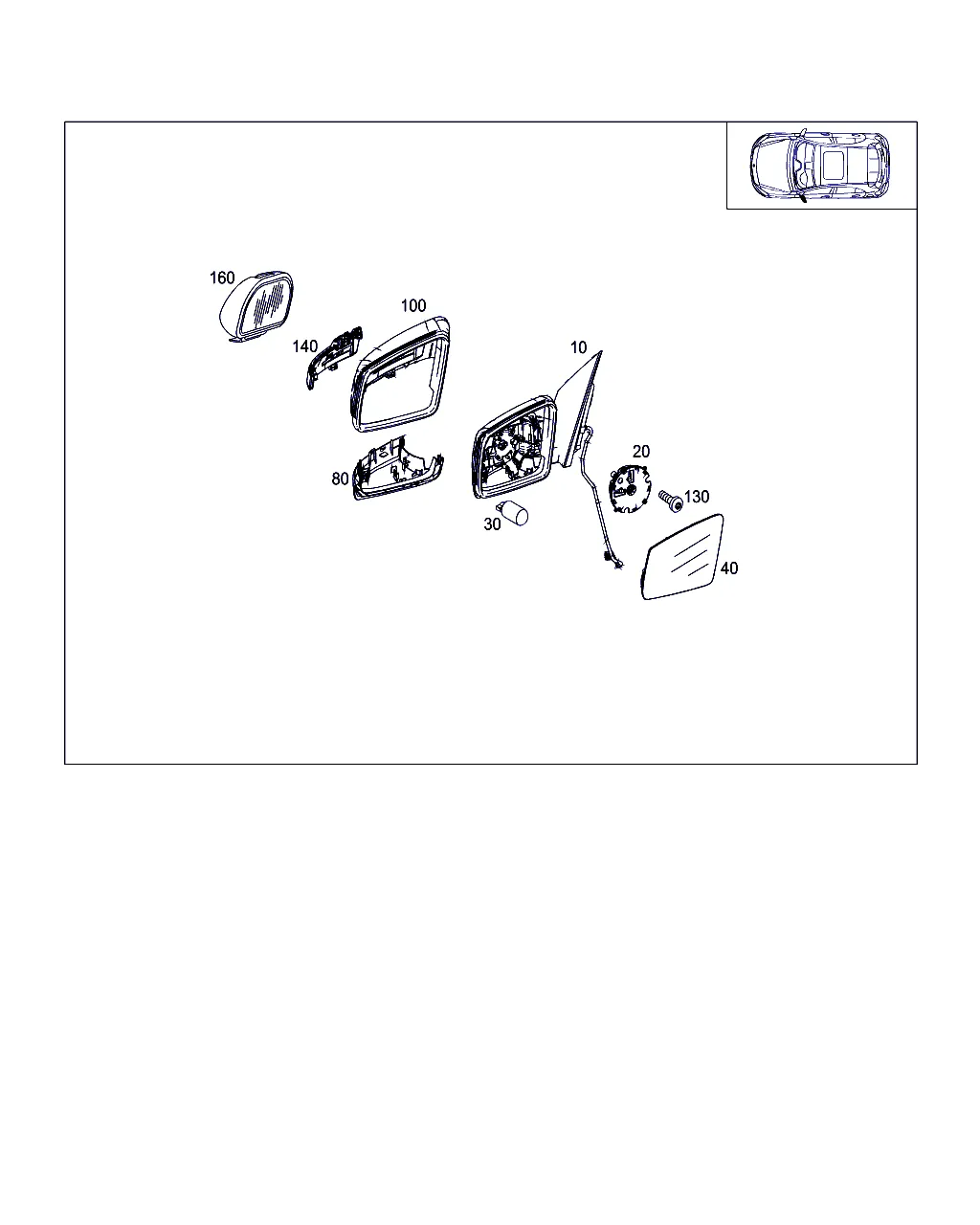 НАРУЖНОЕ ЗЕРКАЛО ЛЕВОЕ