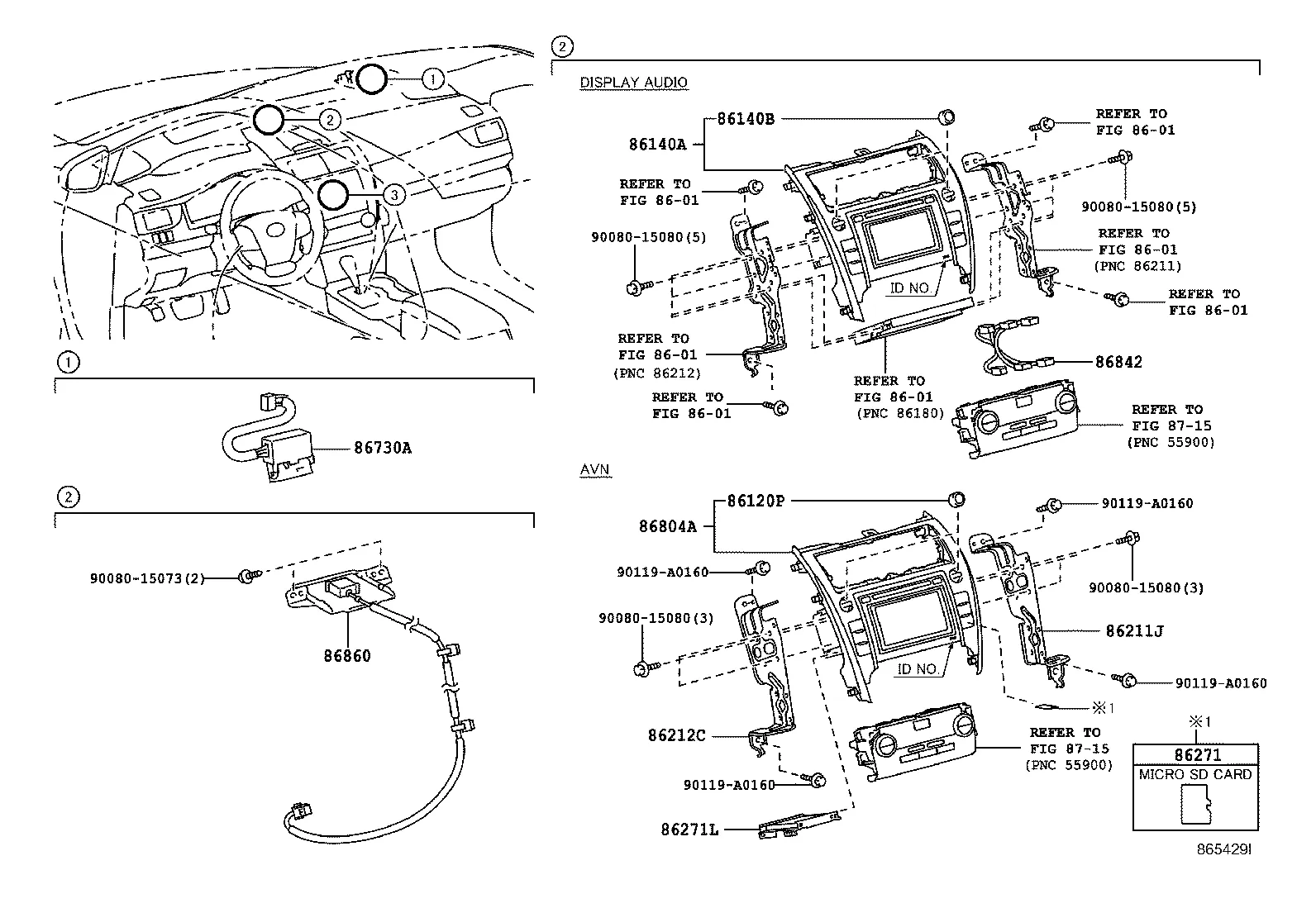 NAVIGATION & FRONT MONITOR DISPLAY