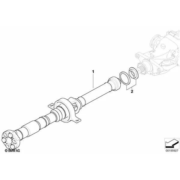 Карданный вал/закладная гайка