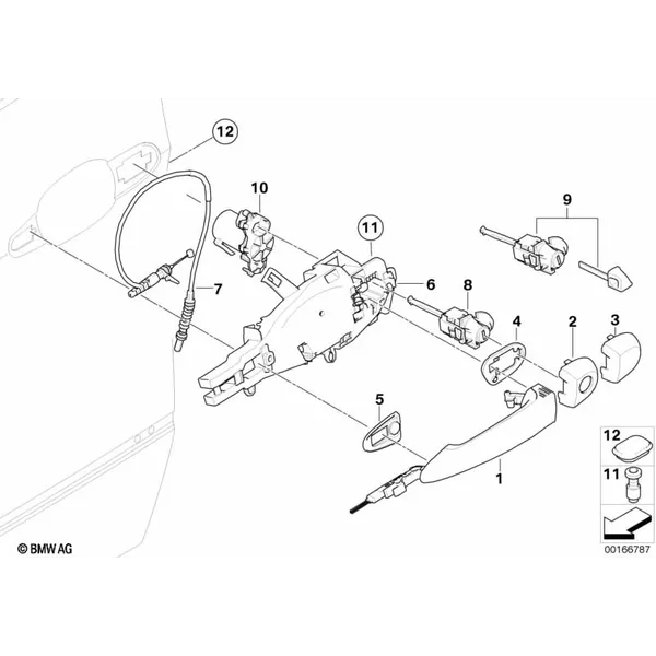 Система замков передней двери