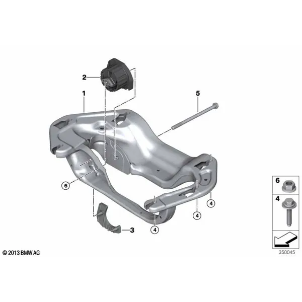 Крепление КПП