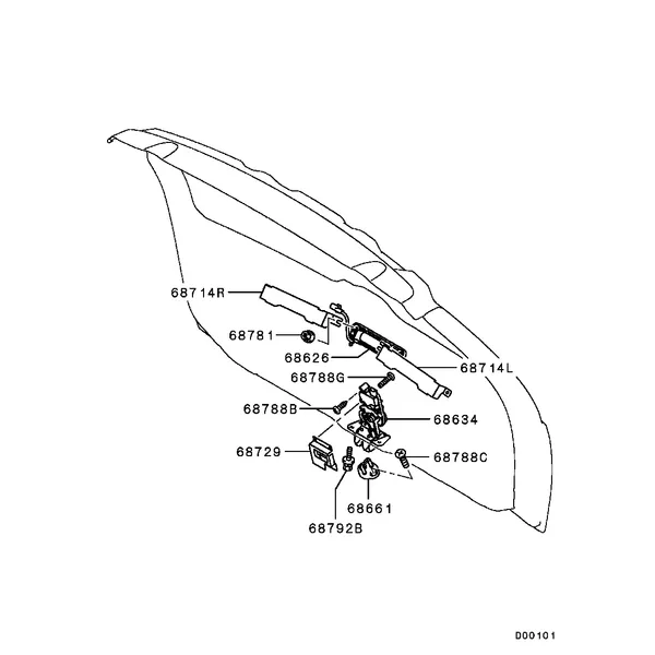 ДВЕРИ - ПАНЕЛЬ БАГАЖНИКА И СТЕКЛО