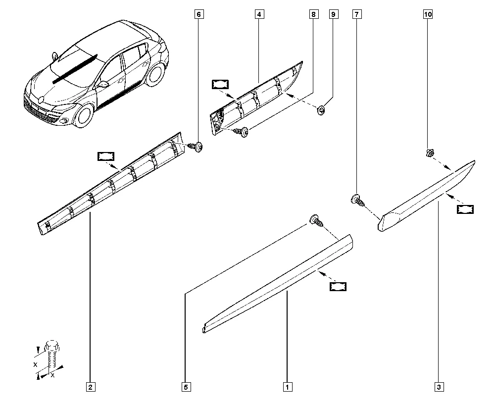 Декоративные колпаки/дополнение к кузову для лучшей обтекаемости
