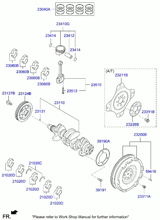 коленвал и пистон