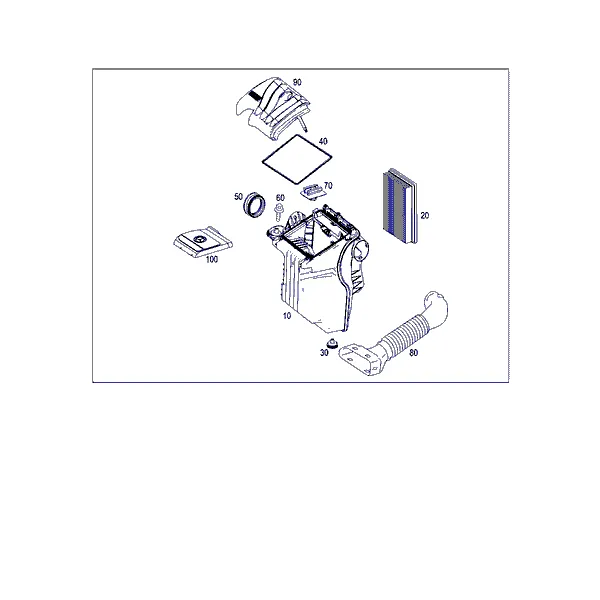 ВОЗДУХОЗАБОРНИК БЕНЗИНОВЫХ А/М