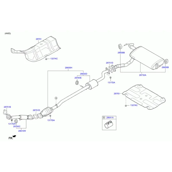 MUFFLER & EXHAUST PIPE