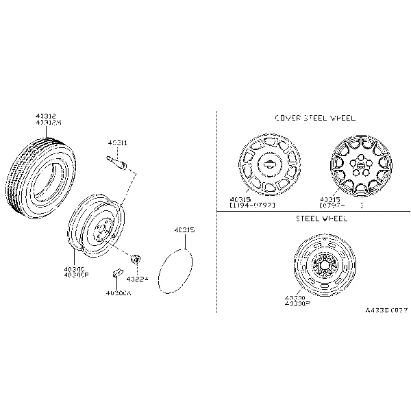 Колесо и шина; STEEL WHEEL
