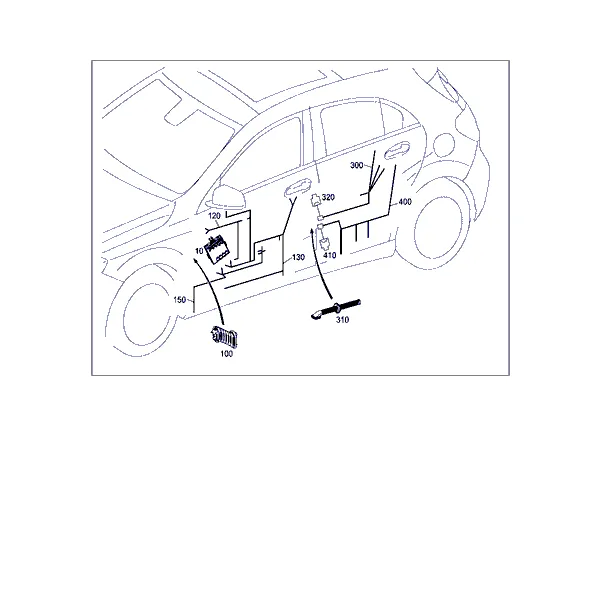 ЖГУТ ЭЛЕКТРОПРОВОДКИ И БЛОК УПР. ДВЕРИ