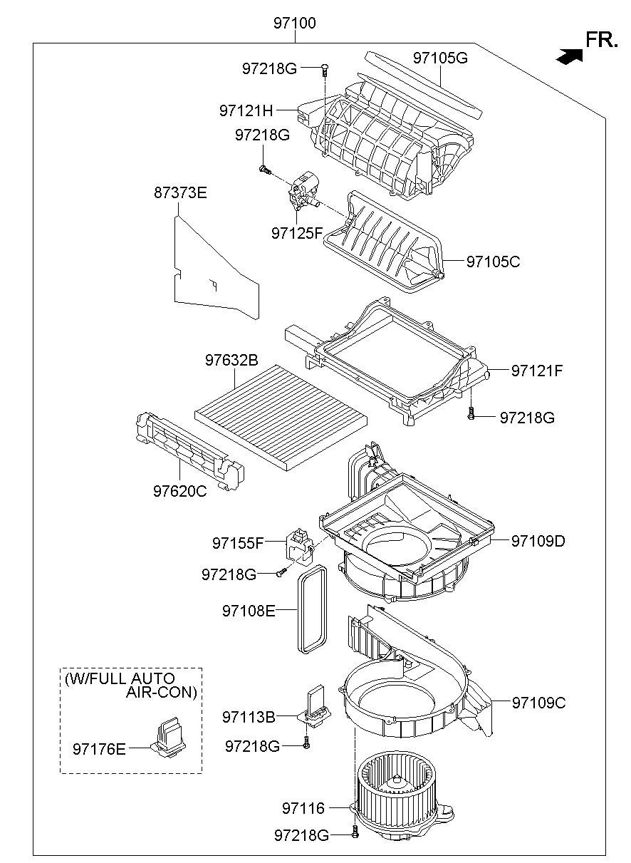 HEATER SYSTEM-HEATER & BLOWER; 2