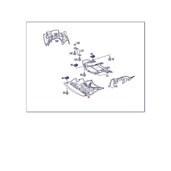 ОБЛИЦ. МОТОРН. ОТСЕКА, А/М С БЕНЗ. ДВИГ.