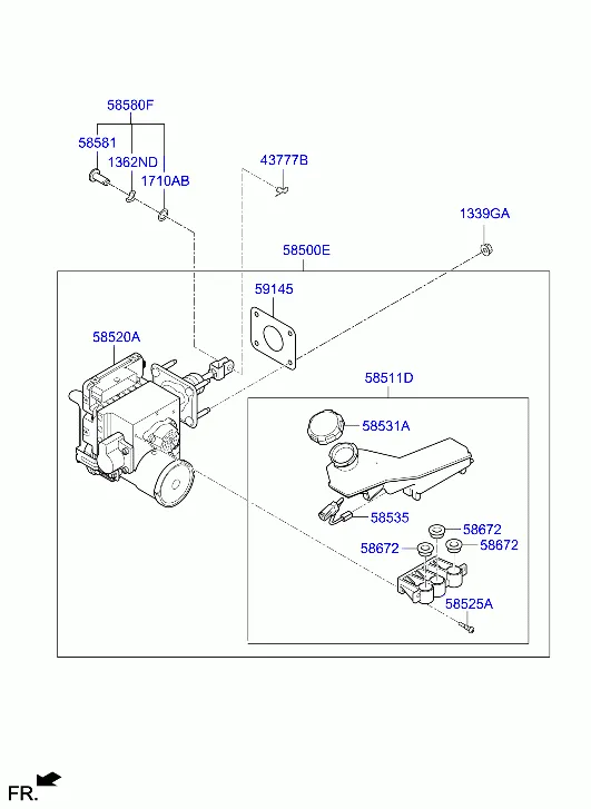 BRAKE MASTER CYLINDER & BOOSTER