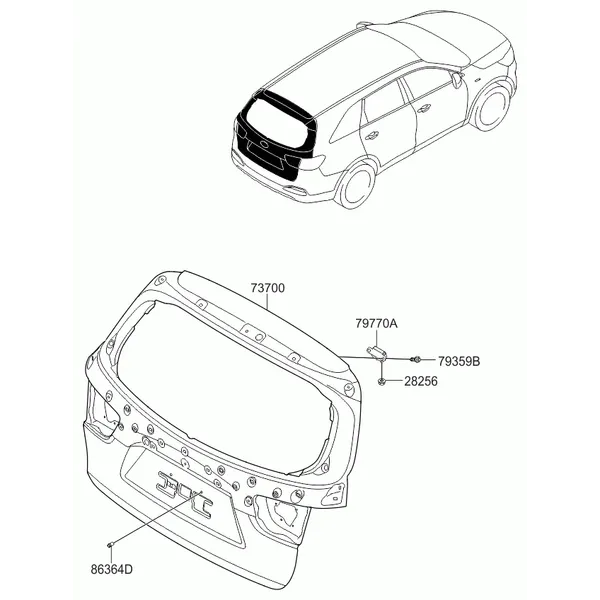 дверь багажника