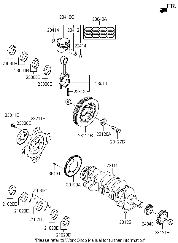 коленвал и пистон
