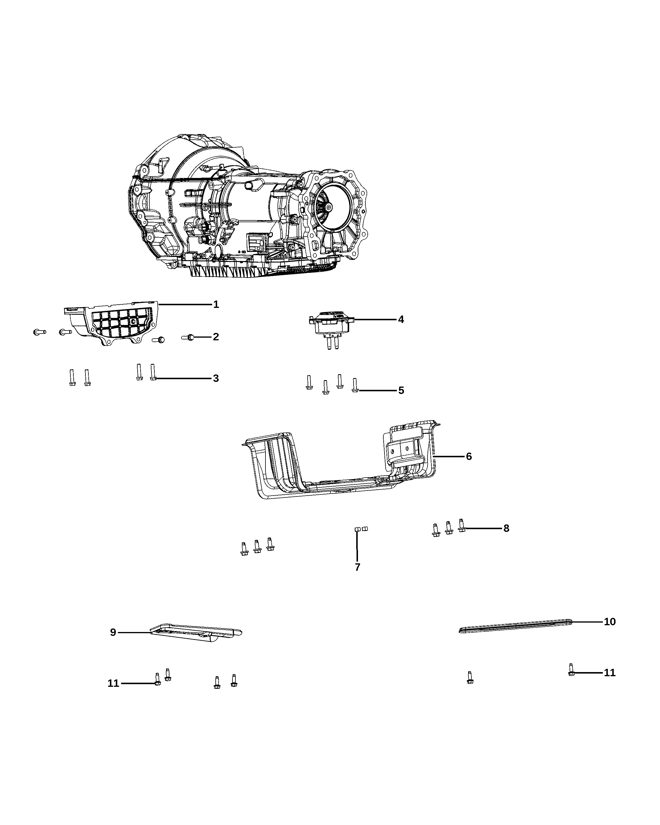 Опора АКПП 4WD