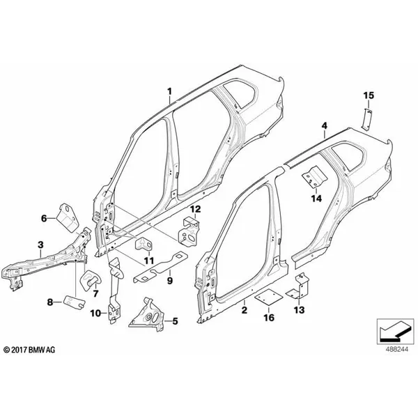 боковой каркас
