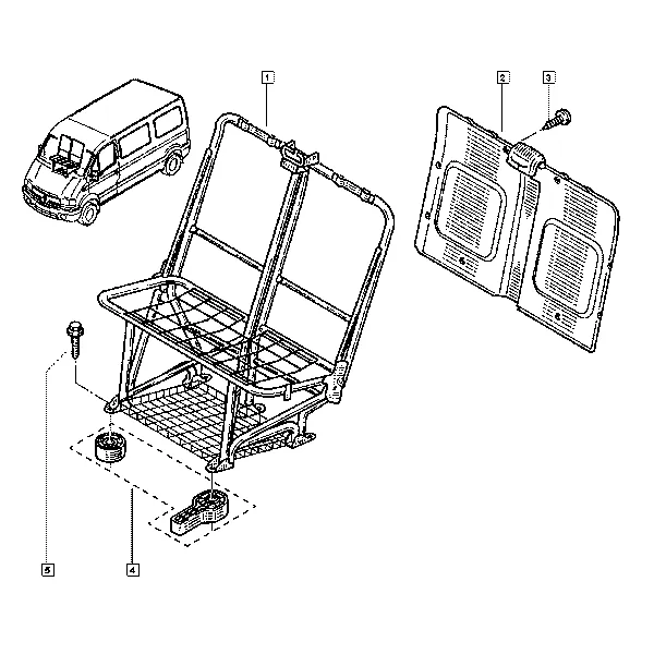 Каркас сиденья