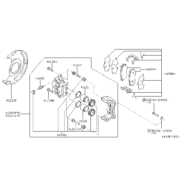 Передний тормоз