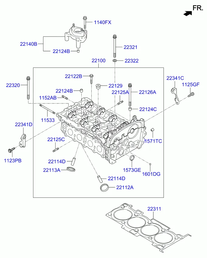 ГОЛОВКА БЛОКА ЦИЛИНДРОВ