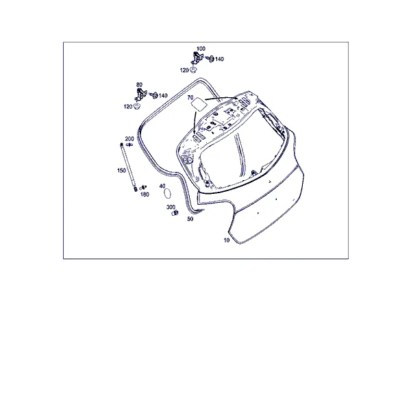 ДВЕРЬ БАГАЖНОГО ОТДЕЛЕНИЯ