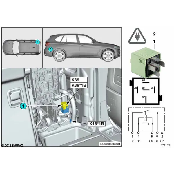 Реле холодильника K456