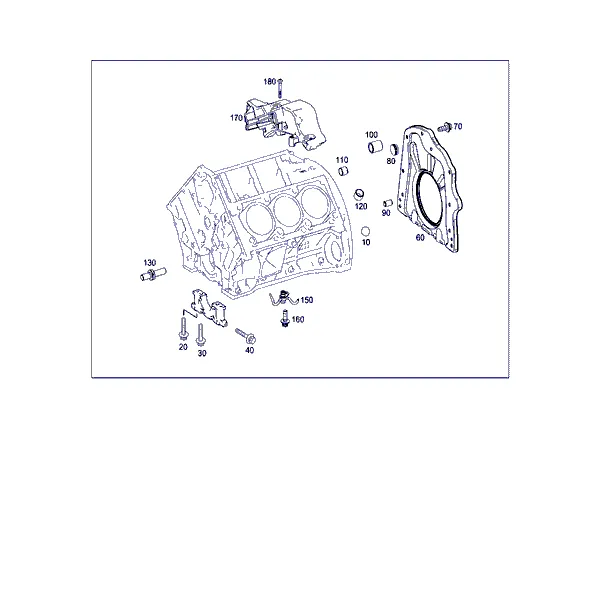 БЛОК ЦИЛИНДРОВ ДВИГАТЕЛЯ
