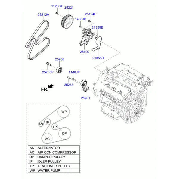 насос охлаждающей жидкости