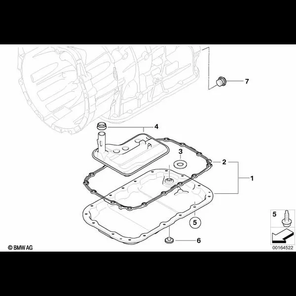 GA6L45R масляный поддон