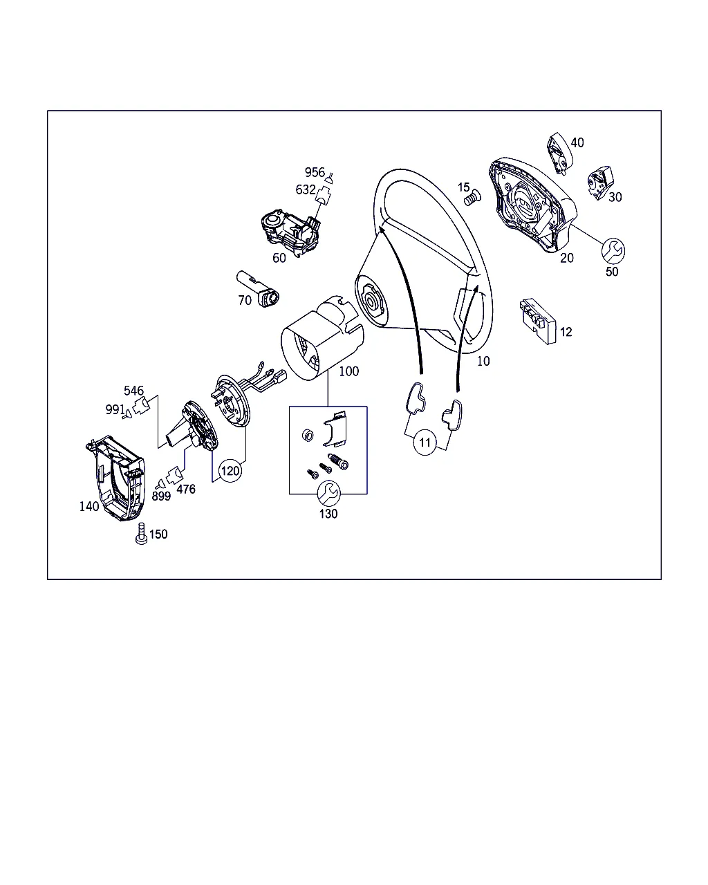 РУЛ. КОЛЕСО И ЗАМОК БЛОКИРОВ. РУЛ. ВАЛА