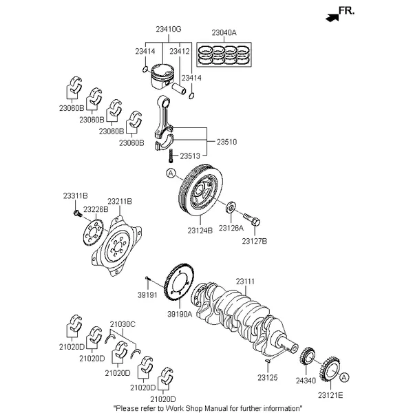 коленвал и пистон