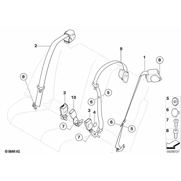 Ремень безопасности базовый Зд