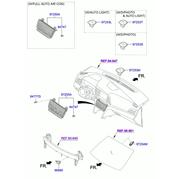 Климатическая установка - управление отопителем
